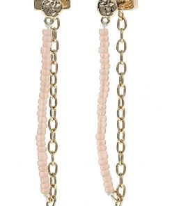 Wholesale 🎉 AllSaints Beaded Chain Front Back Earrings 🎁