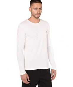 Budget ⭐ AllSaints Brace Long Sleeve Crew Tee | 👕 Shirts & Tops ⌛ -AllSaints Sales Store 61nLyDt2m8L. AC SR736920
