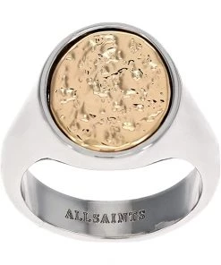 Best reviews of 🔔 AllSaints 🔨 Hammered Mixed Signet Ring | Rings 🌟