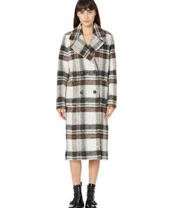 Discount ❤️ AllSaints Esme Check 🧥 Coat | 🧥 Coats & Outerwear 🌟