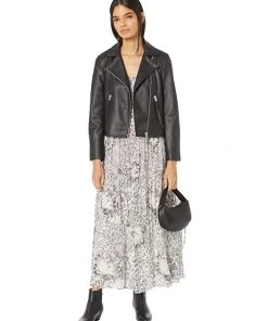 Promo ❤️ AllSaints Dalby Faux Biker | 🧥 Coats & Outerwear 🛒 -AllSaints Sales Store 71cLnBhZwZL. AC SR736920