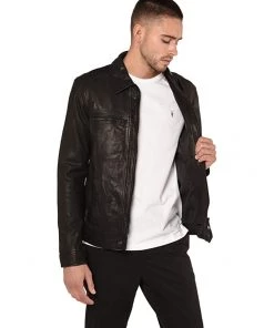 Wholesale 😍 AllSaints Lark Leather Jacket | 🧥 Coats & Outerwear 🤩 -AllSaints Sales Store 71t40gsBuRL. AC SR736920
