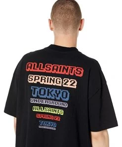 Deals 💯 AllSaints Raider Short Sleeve Crew | 👚 Shirts & Tops 👏 -AllSaints Sales Store 71z8mH3WlL. AC SR736920