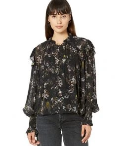 Cheapest 🎁 AllSaints Lara Viola 👕 Shirt | 👕 Shirts & Tops ✔️