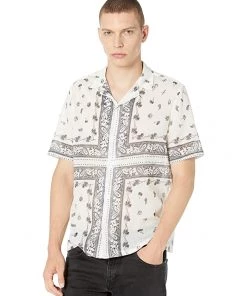 Buy 🎉 AllSaints Pima Short Sleeve 👕 Shirt | 👕 Shirts & Tops ❤️