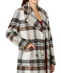 Discount ❤️ AllSaints Esme Check 🧥 Coat | 🧥 Coats & Outerwear 🌟 -AllSaints Sales Store 81BtyJVU bL. AC SR736920