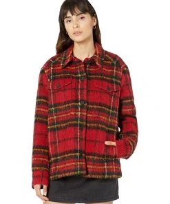 Best Pirce ✨ AllSaints Rosey Check Jacket | 🧥 Coats & Outerwear ⭐